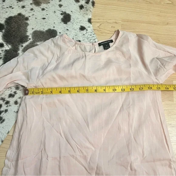 SOMETHING‎ NAVY Blush Pink Mini Dress Ruffle Hem Size 8 NWT - Picture 5 of 8